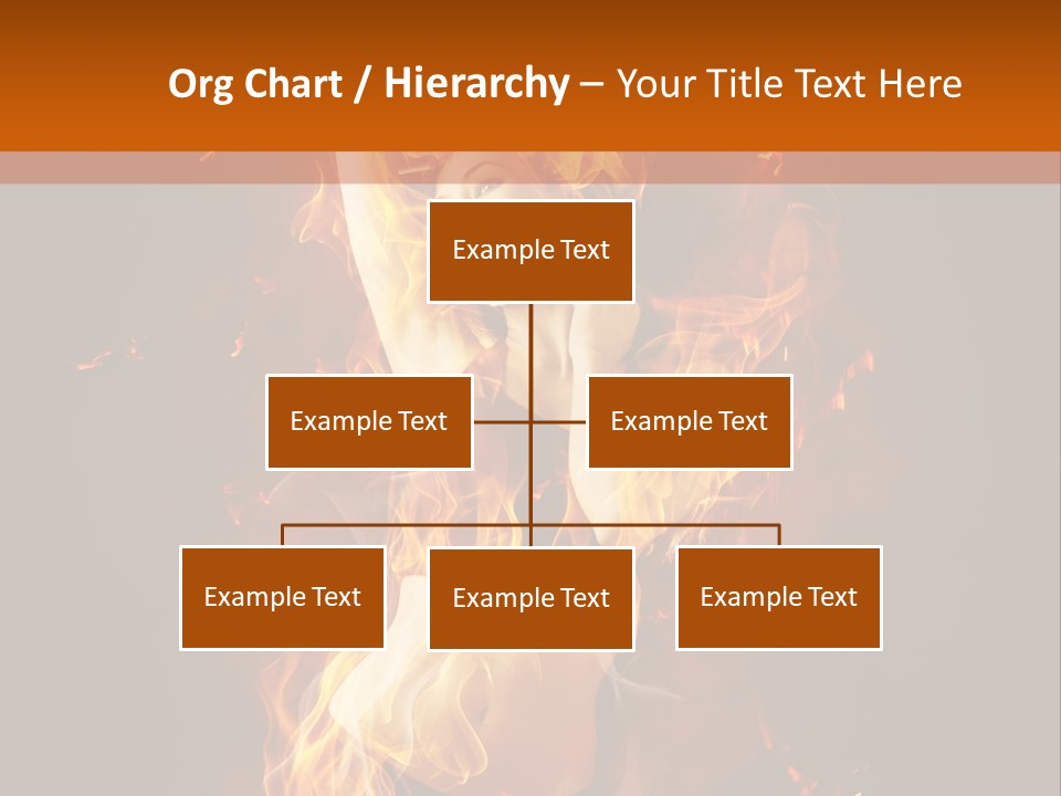 Person Female Underwear PowerPoint Template