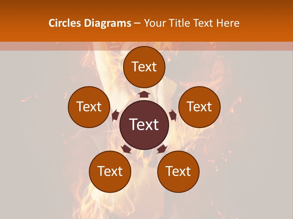 Person Female Underwear PowerPoint Template