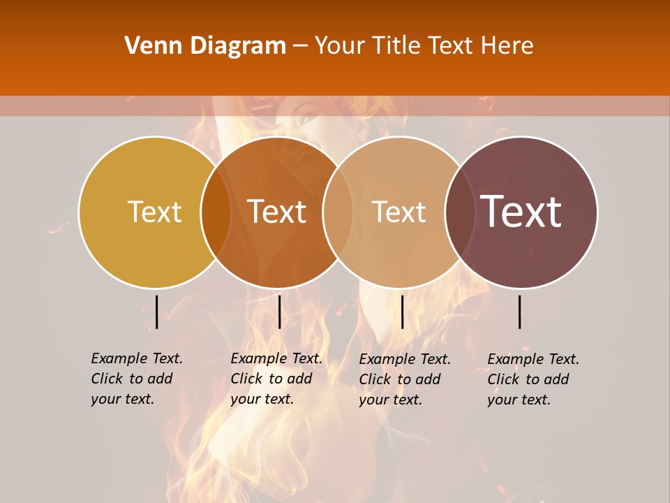 Person Female Underwear PowerPoint Template