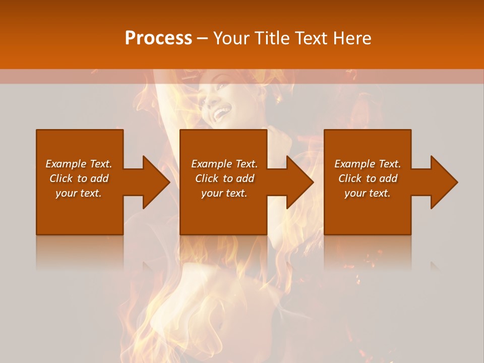 Person Female Underwear PowerPoint Template