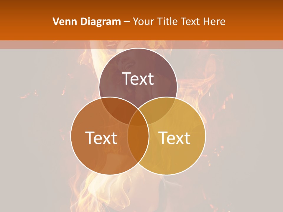 Person Female Underwear PowerPoint Template