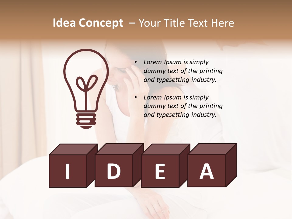 Pessimistic Unhappy Riled PowerPoint Template