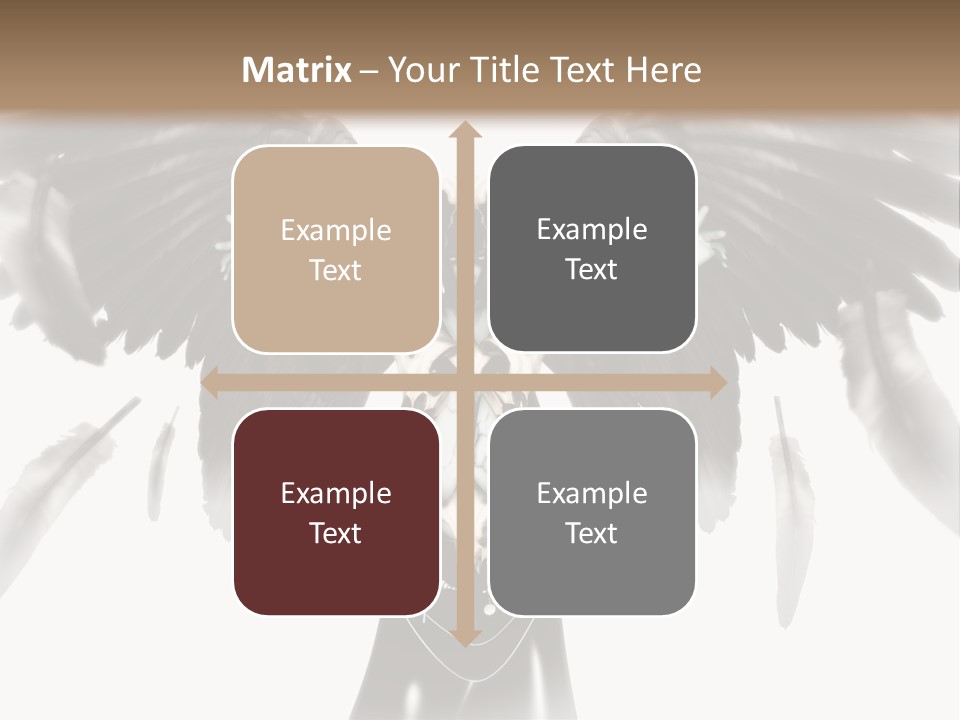 Evil Dark Angel PowerPoint Template