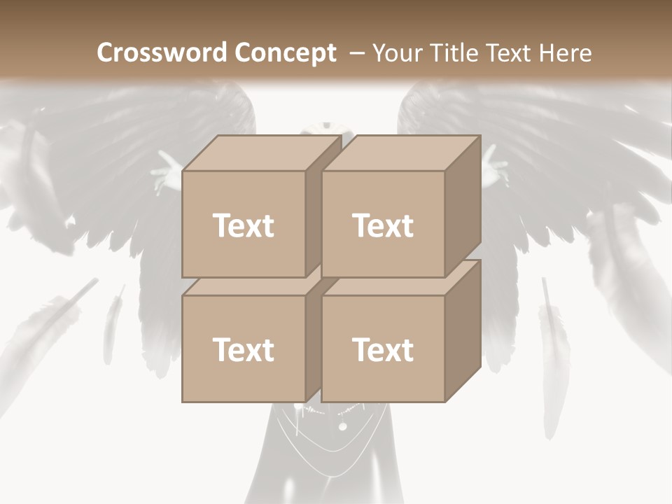 Evil Dark Angel PowerPoint Template