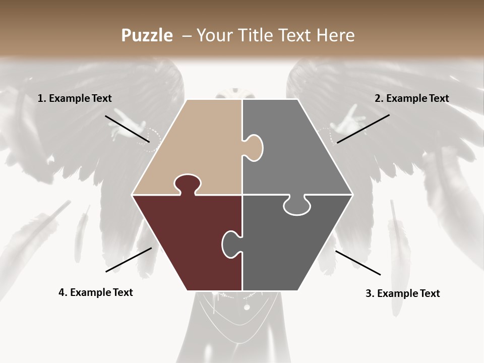 Evil Dark Angel PowerPoint Template