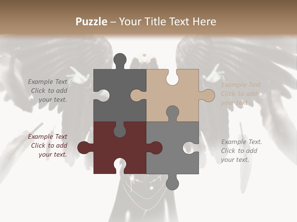 Evil Dark Angel PowerPoint Template