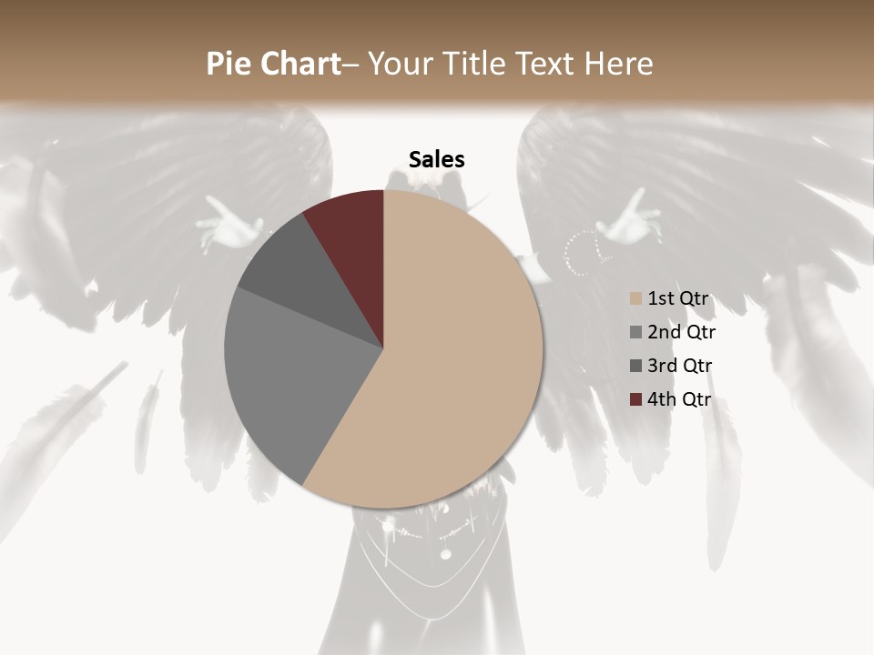 Evil Dark Angel PowerPoint Template