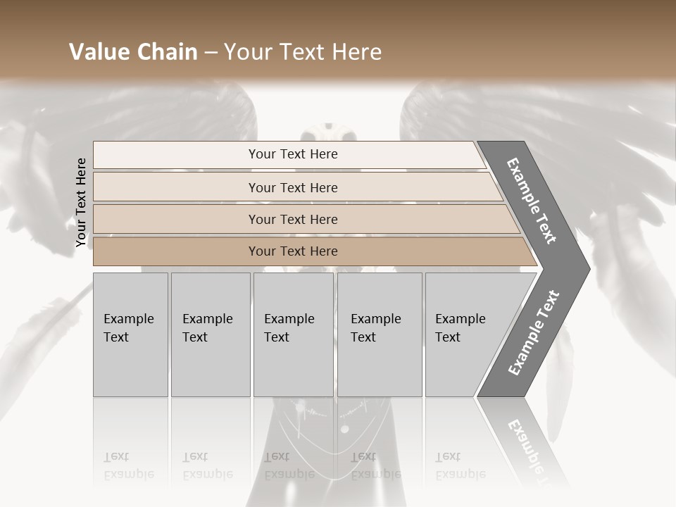 Evil Dark Angel PowerPoint Template