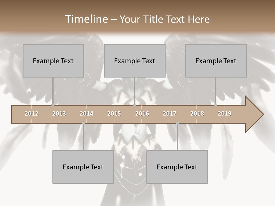 Evil Dark Angel PowerPoint Template