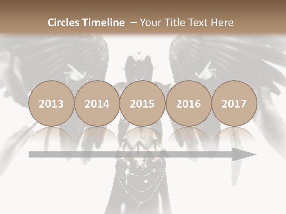 Evil Dark Angel PowerPoint Template
