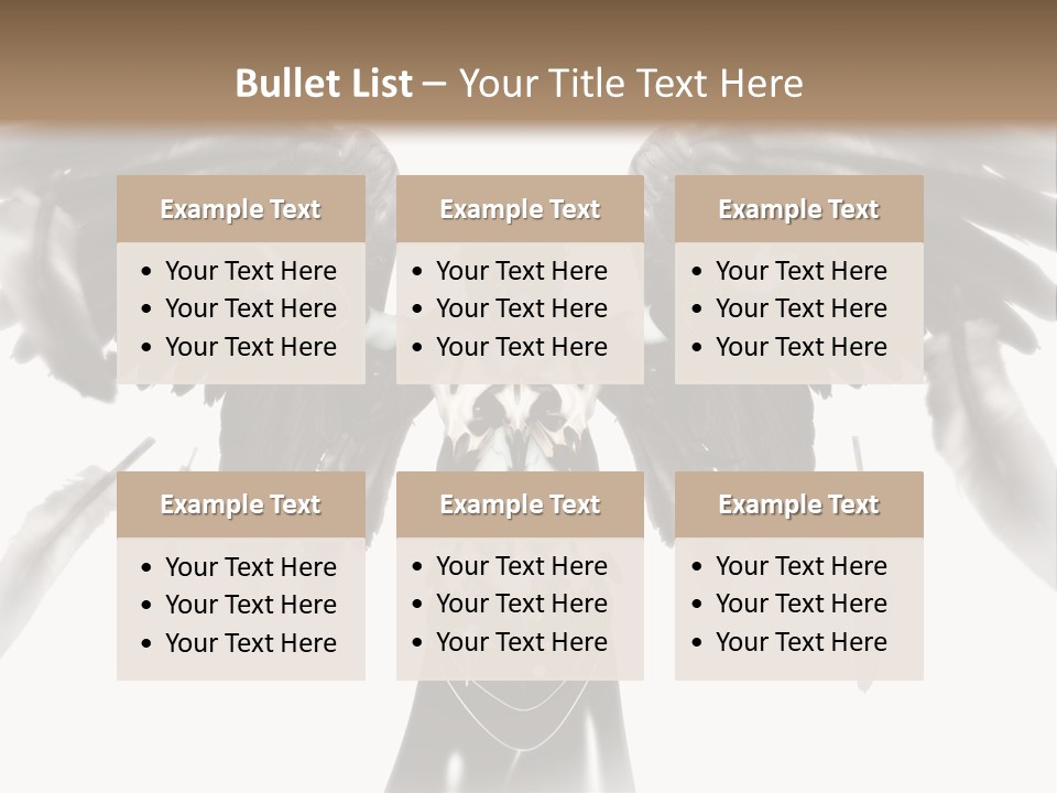 Evil Dark Angel PowerPoint Template