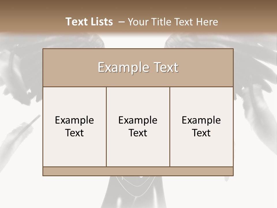 Evil Dark Angel PowerPoint Template