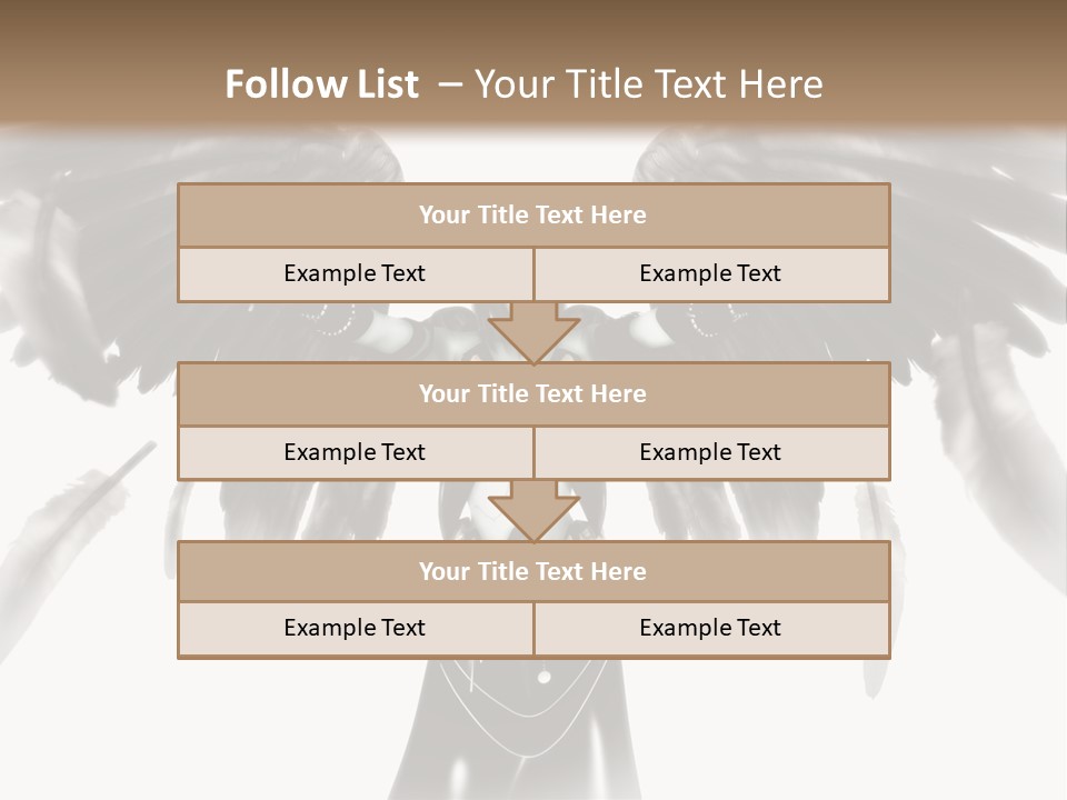 Evil Dark Angel PowerPoint Template