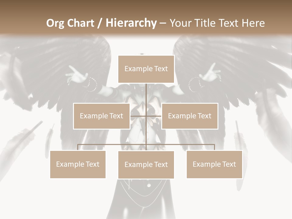Evil Dark Angel PowerPoint Template