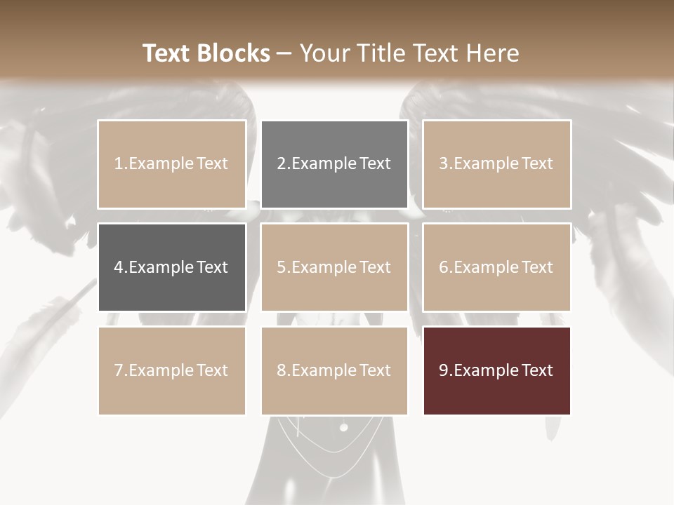 Evil Dark Angel PowerPoint Template