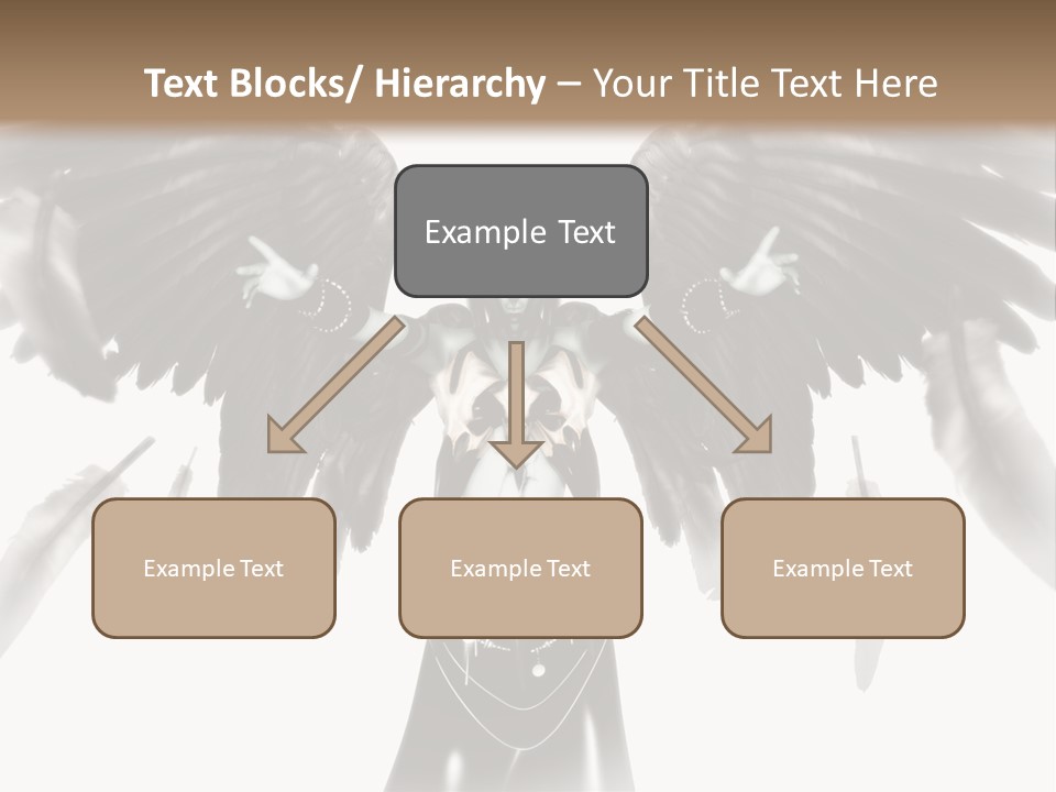 Evil Dark Angel PowerPoint Template