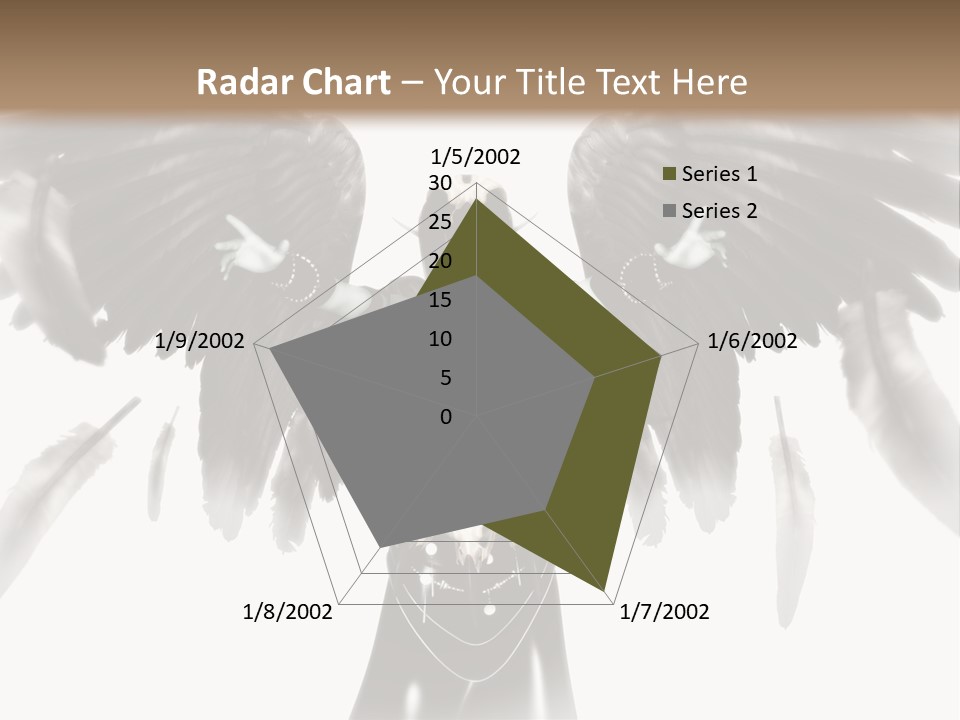 Evil Dark Angel PowerPoint Template