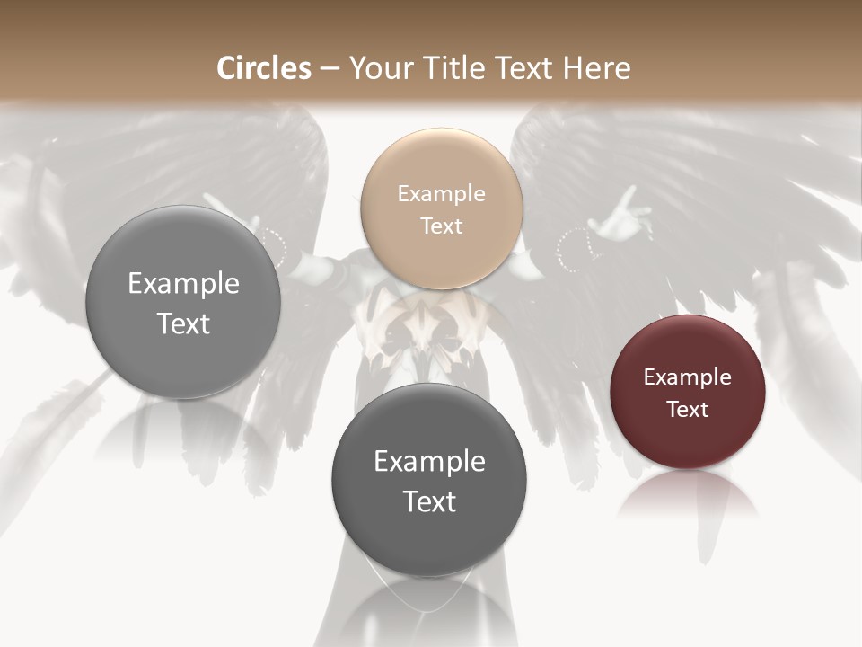 Evil Dark Angel PowerPoint Template