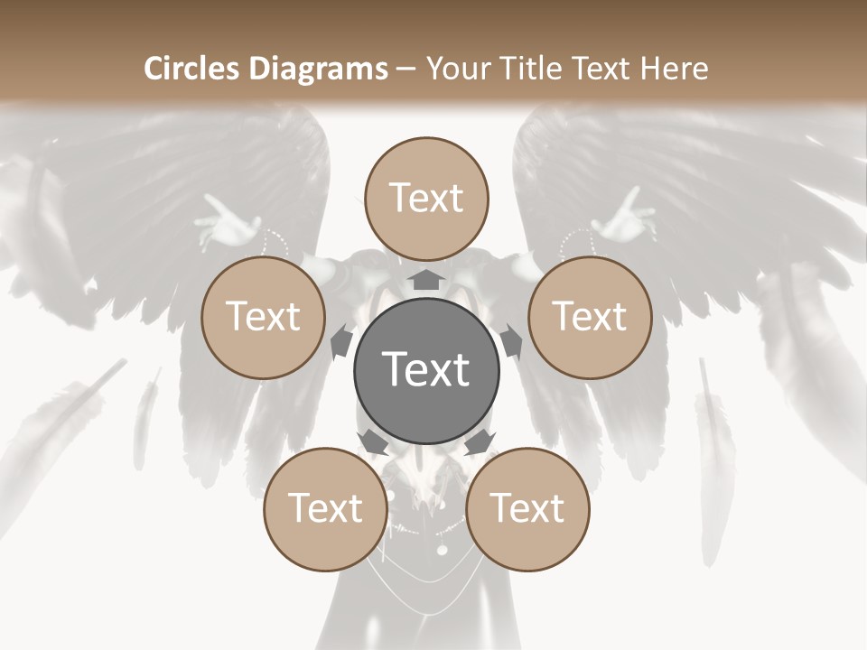Evil Dark Angel PowerPoint Template