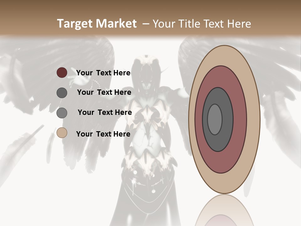 Evil Dark Angel PowerPoint Template