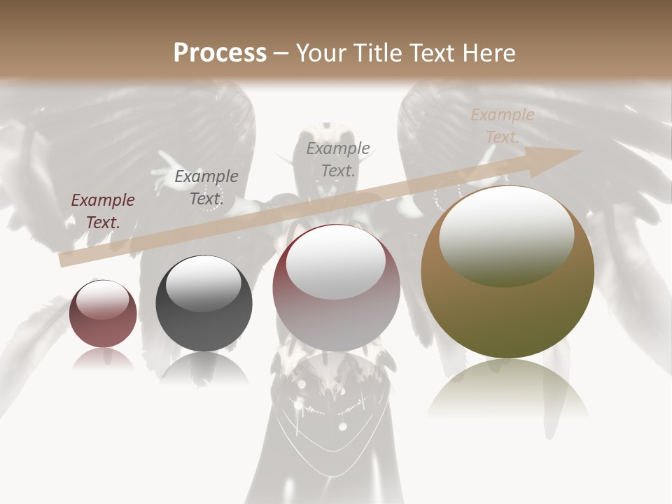 Evil Dark Angel PowerPoint Template