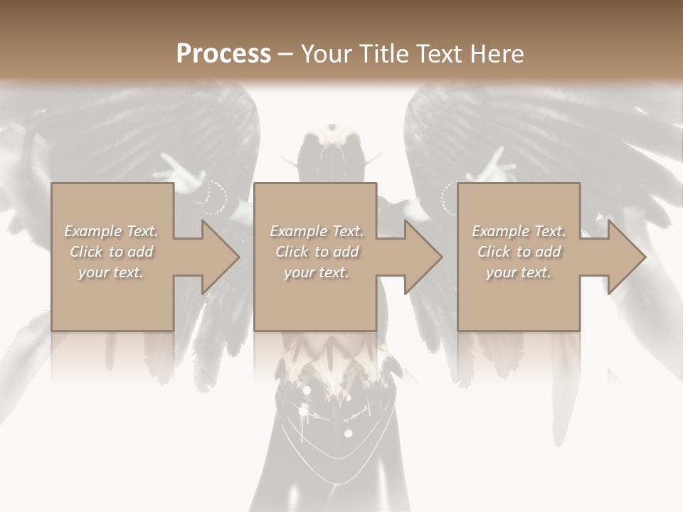 Evil Dark Angel PowerPoint Template