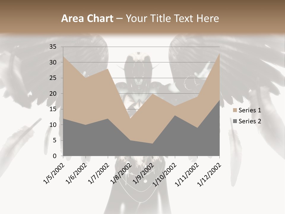Evil Dark Angel PowerPoint Template