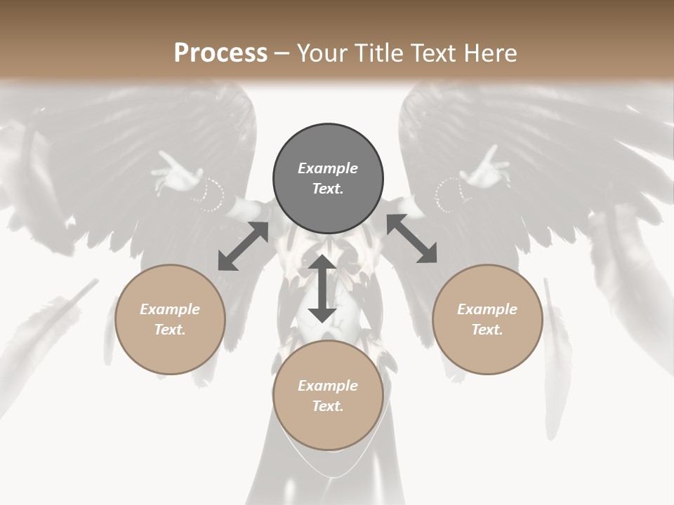 Evil Dark Angel PowerPoint Template