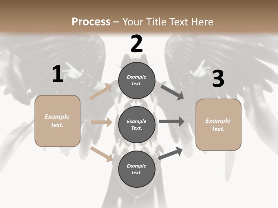 Evil Dark Angel PowerPoint Template