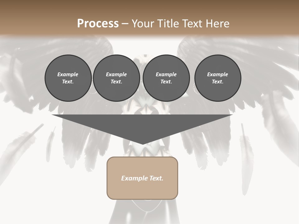Evil Dark Angel PowerPoint Template