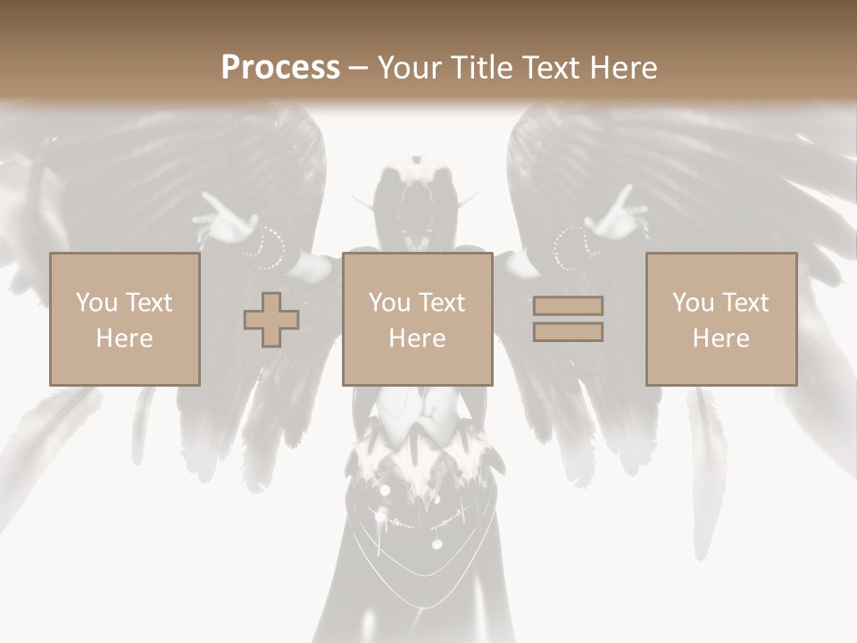 Evil Dark Angel PowerPoint Template