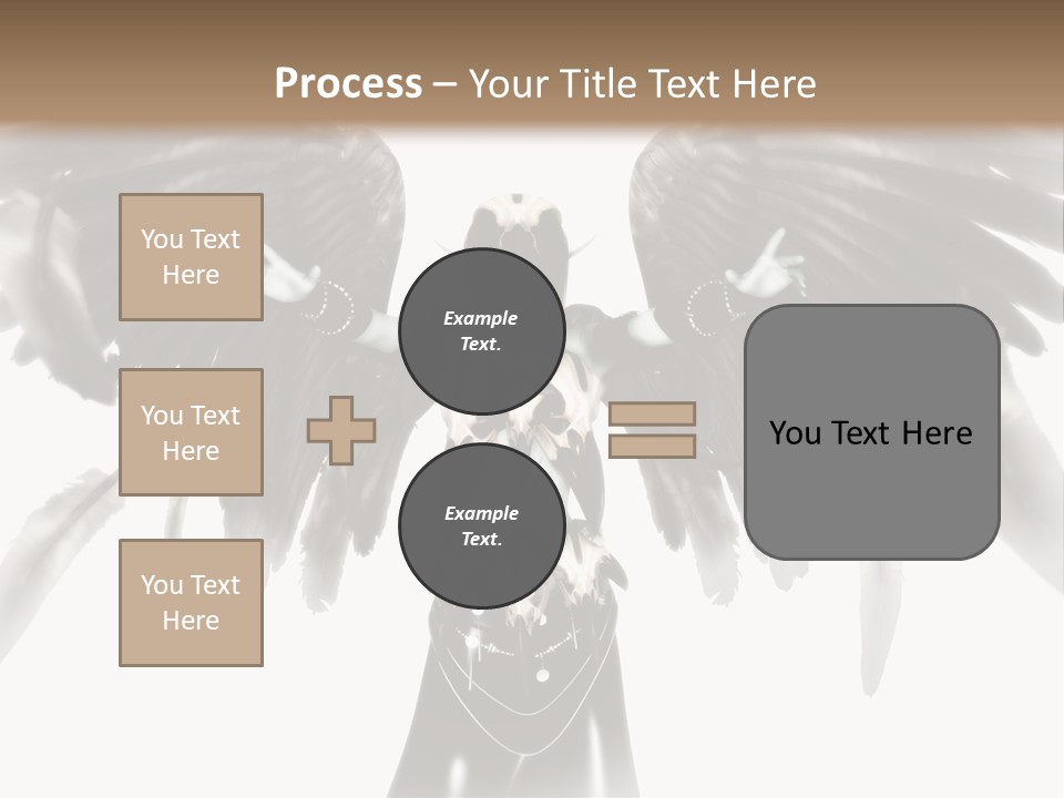 Evil Dark Angel PowerPoint Template