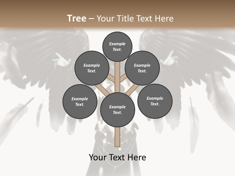 Evil Dark Angel PowerPoint Template