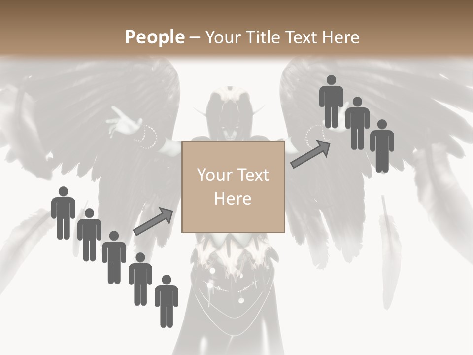 Evil Dark Angel PowerPoint Template
