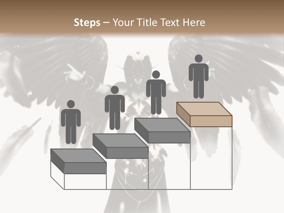 Evil Dark Angel PowerPoint Template