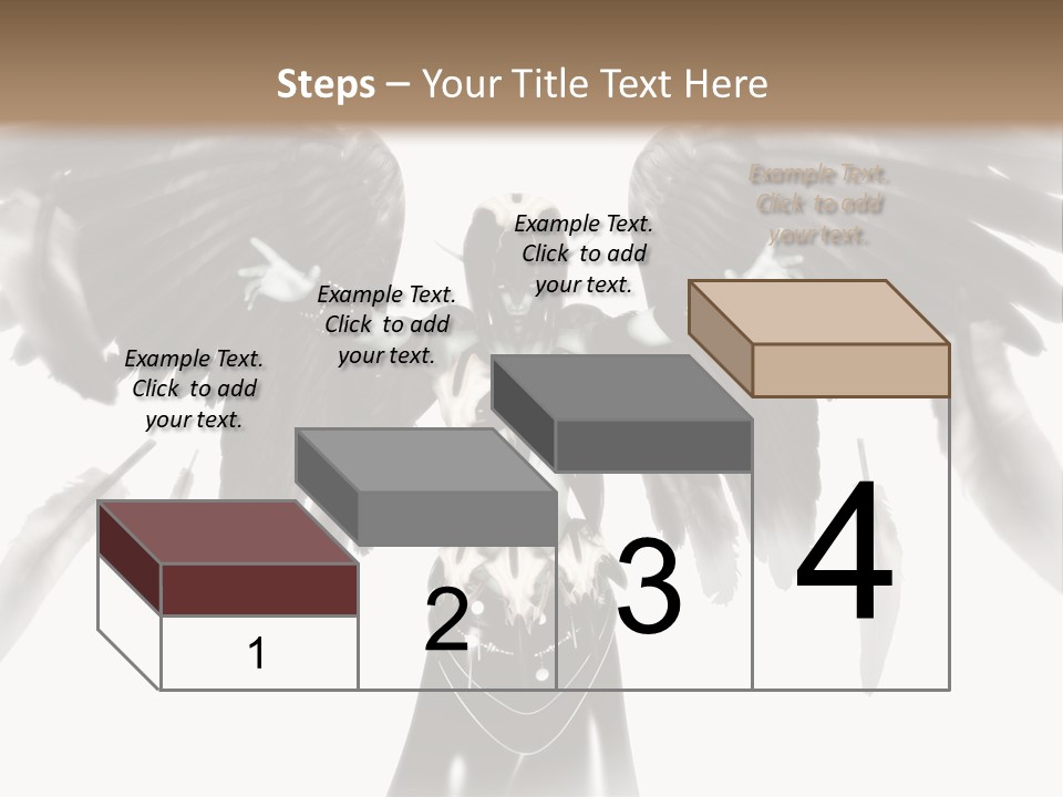 Evil Dark Angel PowerPoint Template
