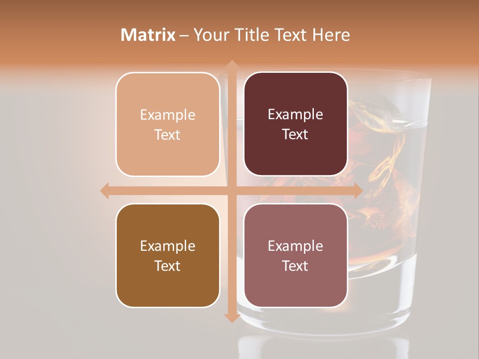 Cocktail Cube Single PowerPoint Template