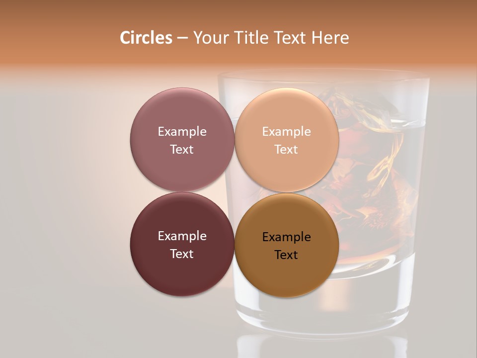 Cocktail Cube Single PowerPoint Template