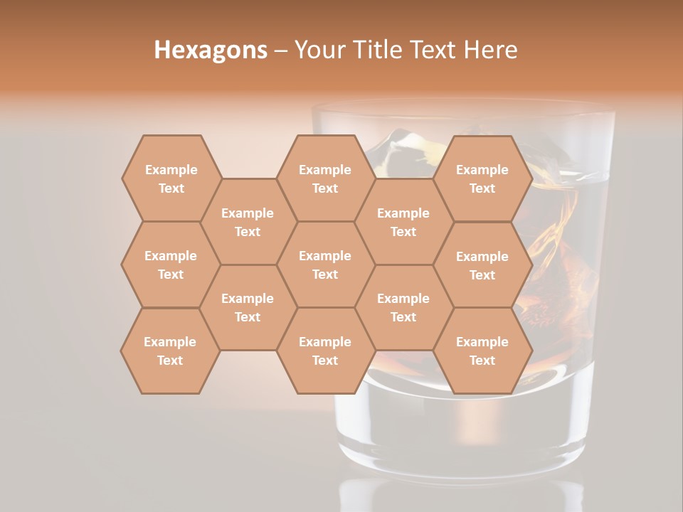 Cocktail Cube Single PowerPoint Template