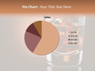 Cocktail Cube Single PowerPoint Template