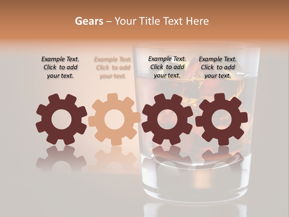 Cocktail Cube Single PowerPoint Template