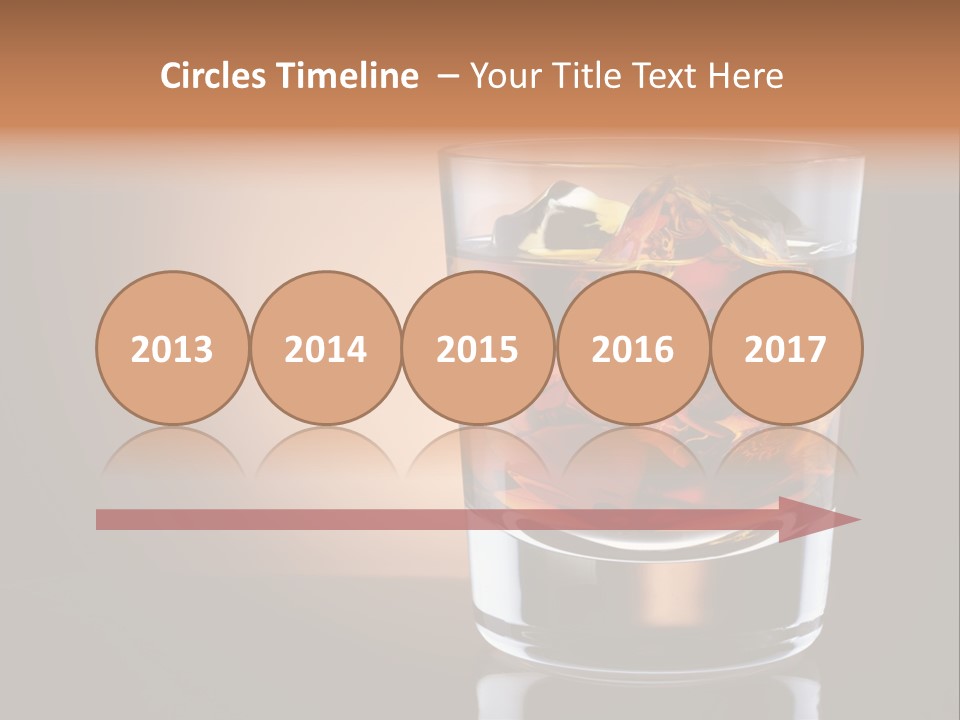 Cocktail Cube Single PowerPoint Template