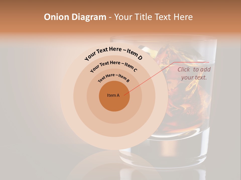 Cocktail Cube Single PowerPoint Template