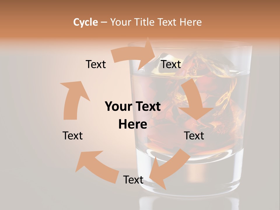 Cocktail Cube Single PowerPoint Template