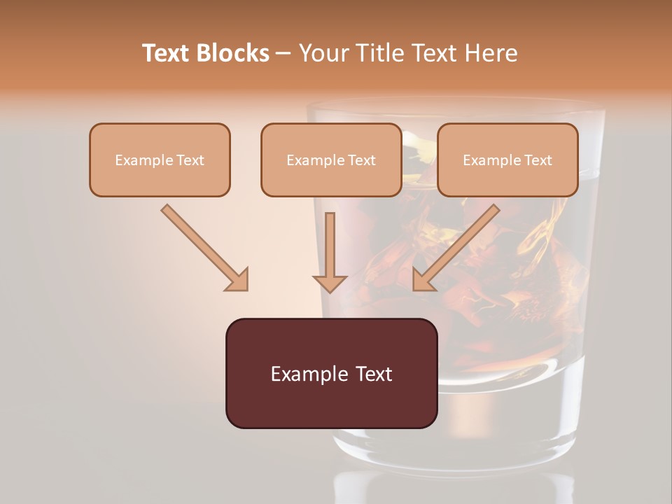 Cocktail Cube Single PowerPoint Template