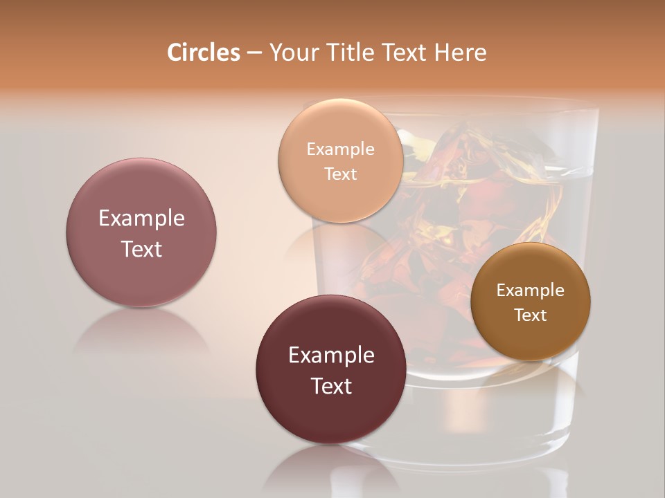 Cocktail Cube Single PowerPoint Template