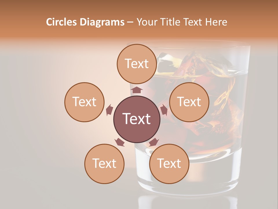 Cocktail Cube Single PowerPoint Template