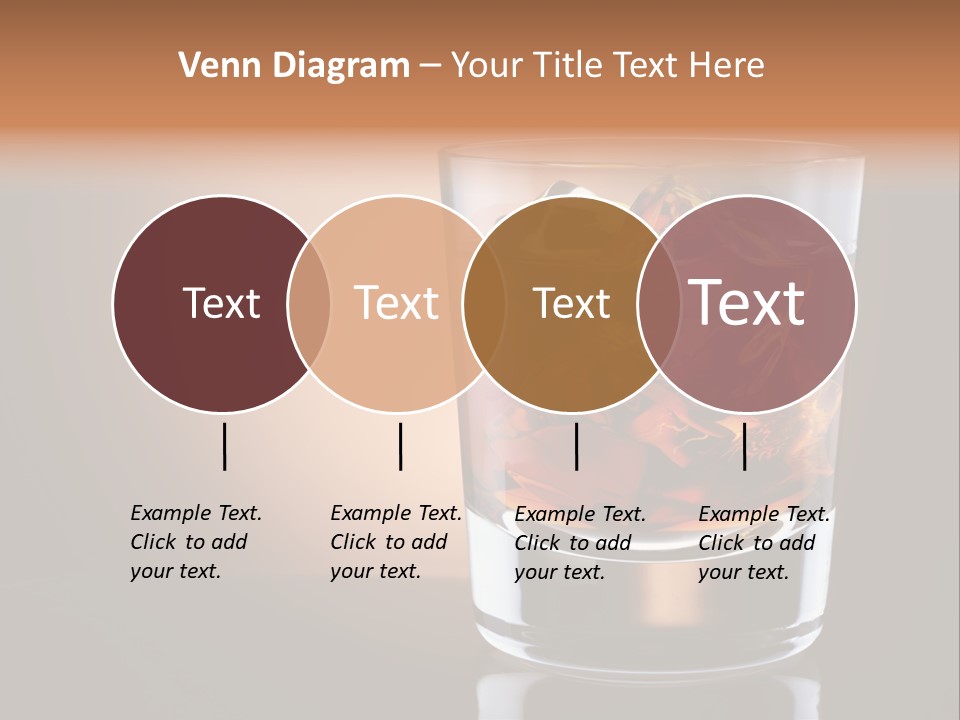 Cocktail Cube Single PowerPoint Template