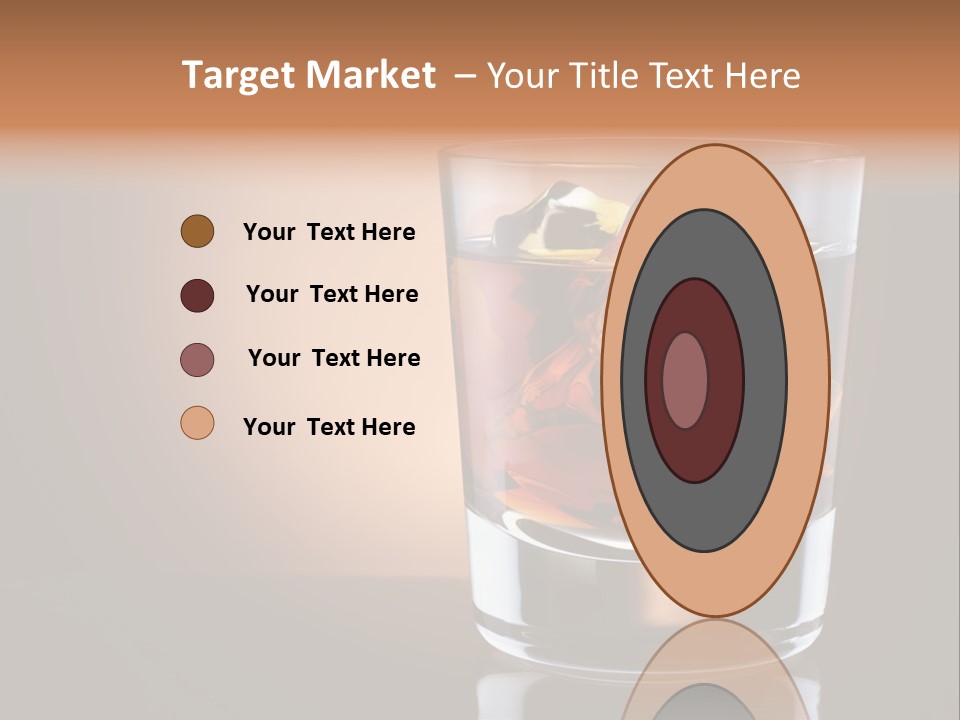 Cocktail Cube Single PowerPoint Template