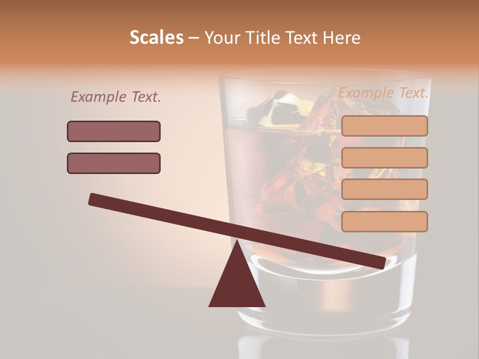 Cocktail Cube Single PowerPoint Template